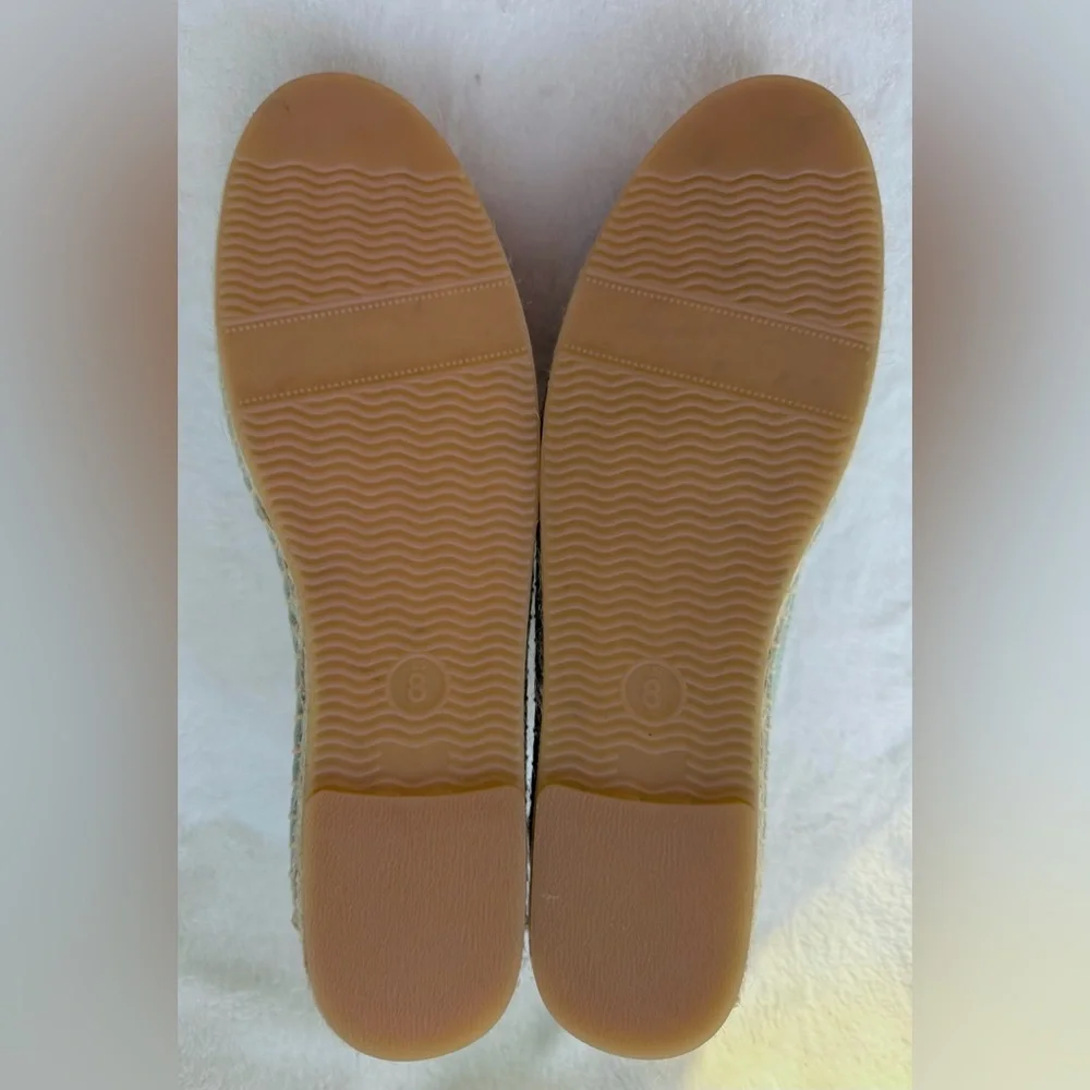 Bayside Beach Club Espadrille Sky Blue Size 8 Shoes La Vie En Rose Beachy NEW